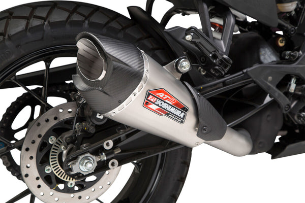 YOSHIMURA 排气管 EXHAUST STREET AT2 WORKS SLIP-ON SS-SS-CF