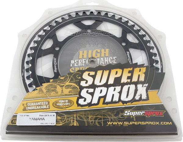 SUPERSPROX 链轮 REAR SPROCKET ALUMINUM 48T-520 BLK YAM