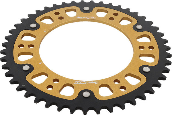 SUPERSPROX 链轮 REAR STEALTH SPROCKET ALU/STL 47T-520 GLD APR/BMW