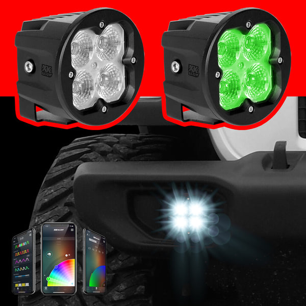 XK GLOW 照明 20W RGB POD Lights