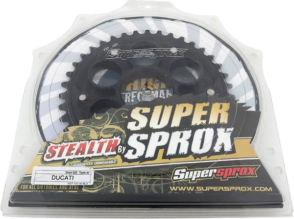 SUPERSPROX 链轮 REAR STEALTH SPROCKET ALU/STL 40T-520 黑 DUC