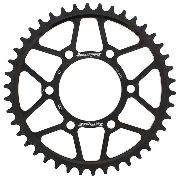 SUPERSPROX 后链轮 钢制 42T-530 黑 KAW