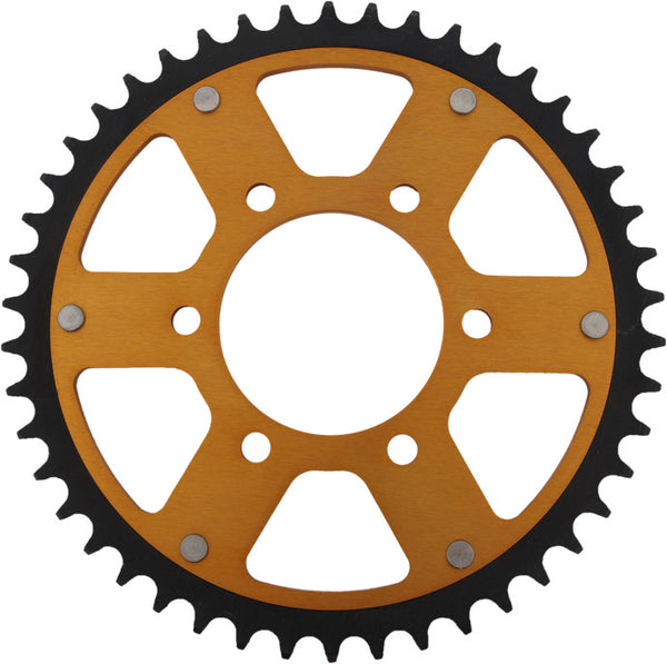 SUPERSPROX 链轮 REAR STEALTH SPROCKET ALU/STL 46T-520 GLD KAW