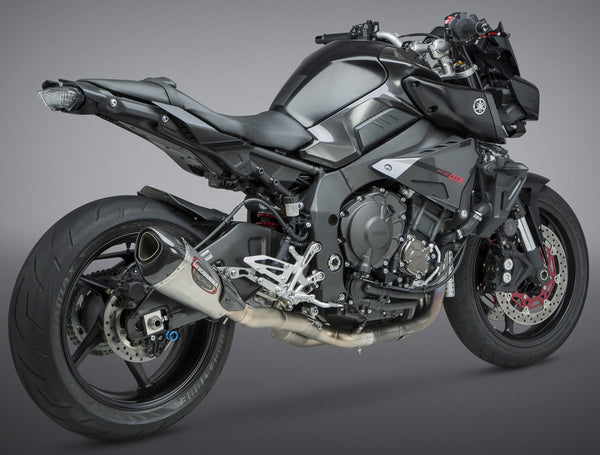YOSHIMURA 排气管 EXHAUST RACE ALPHA-T 3QTR SLIP-ON SS-SS-CF WORKS