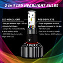 XK GLOW 照明 H4 LED RGB Bulb Kit