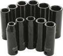 PERFORMANCE TOOL 工具 1/2" Metric Impact Socket Set