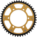 SUPERSPROX 链轮 REAR STEALTH SPROCKET ALU/STL 46T-520 GLD HON/KAW/YAM