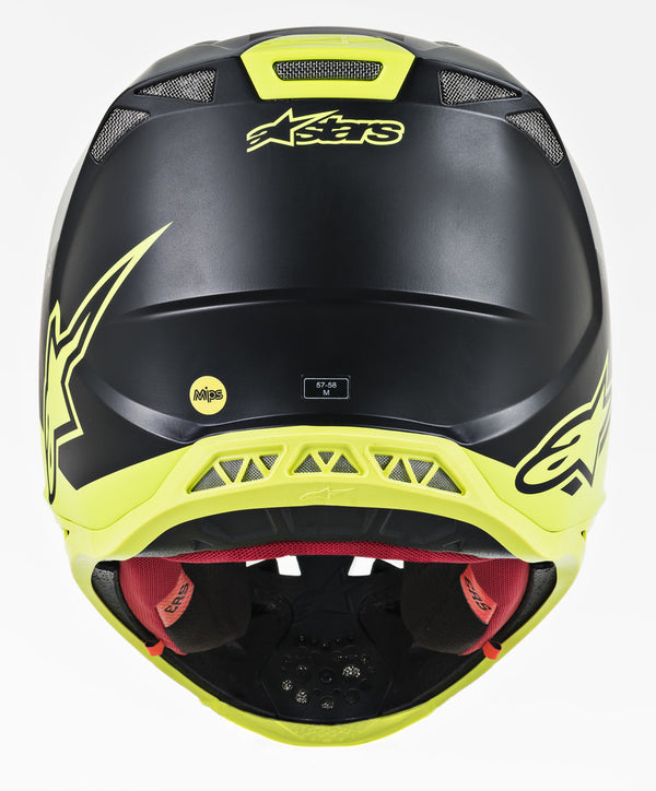 ALPINESTARS ALPINESTARS M8 头盔 Supertech M8 Radium Helmet Gloss Black/Grey/Yellow M-8