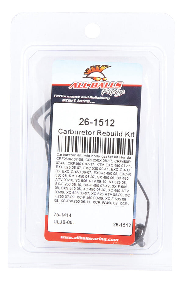All Balls KTM/Suzuki/Honda/Yamaha Keihin MID Body Carb Kit