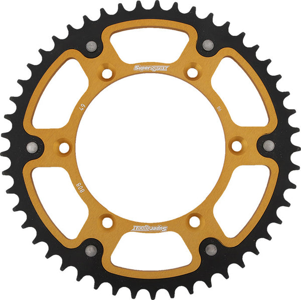 SUPERSPROX 链轮 REAR STEALTH SPROCKET ALU/STL 49T-520 GLD SUZ