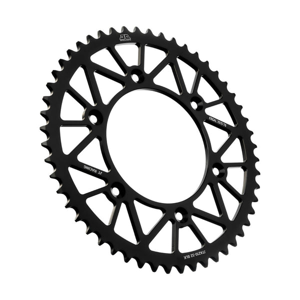 JT 链轮 REAR RACELITE SPROCKET ALUM 52T-520 黑 BETA/HON