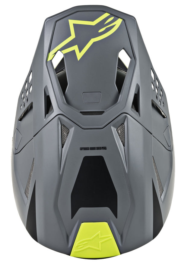 ALPINESTARS ALPINESTARS M8 头盔 Supertech M8 Radium Helmet Gloss Black/Grey/Yellow M-8