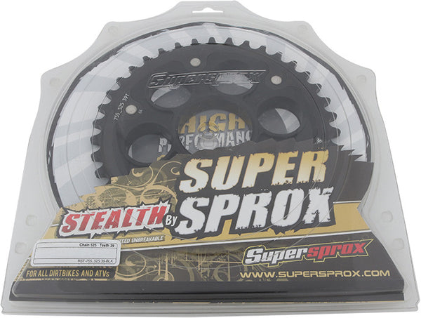 SUPERSPROX 链轮 REAR STEALTH SPROCKET ALU/STL 39T-525 黑 DUC