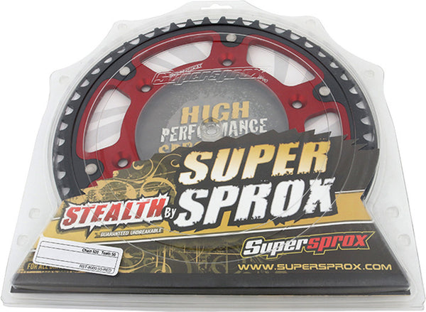 SUPERSPROX 链轮 REAR STEALTH SPROCKET ALU/STL 50T-520 红 BETA