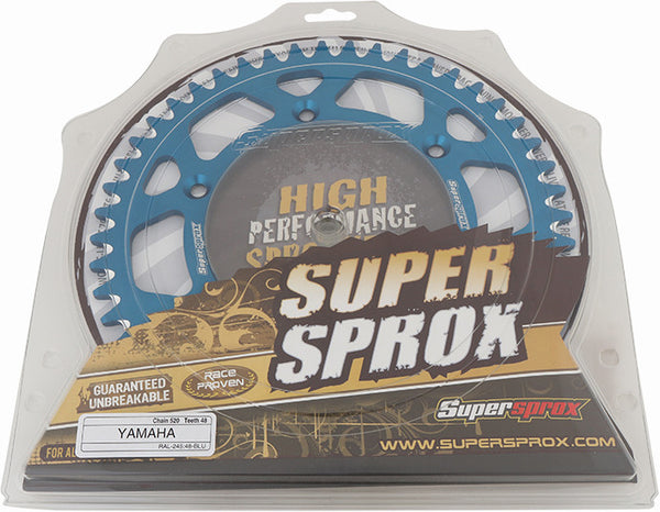 SUPERSPROX 链轮 REAR SPROCKET ALUMINUM 48T-520 BLU YAM
