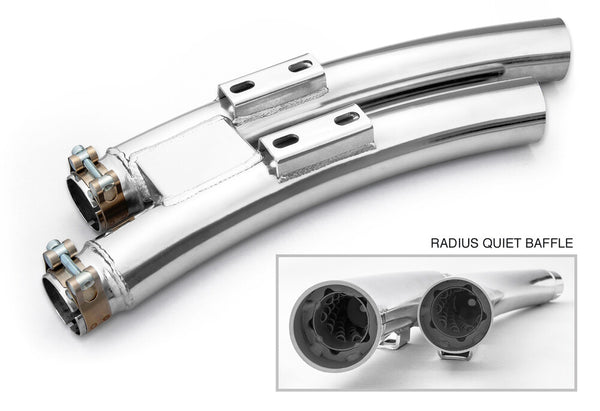 Freedom Suzuki/Honda Quiet Baffle 2-2 Sharp Curve Radius