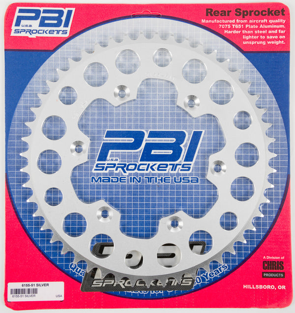 PBI 链轮 REAR SPROCKET ALUMINUM 51T-520 KAW/SUZ