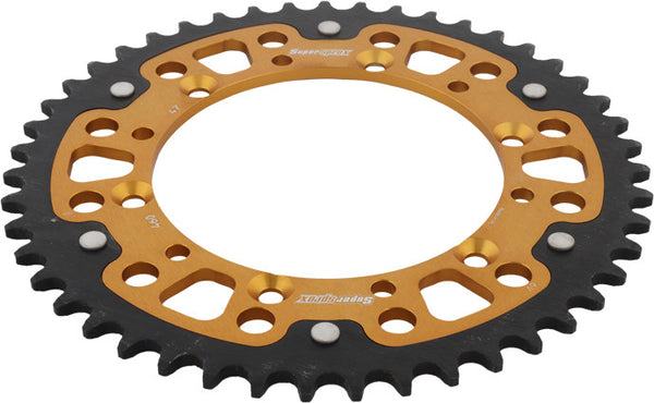 SUPERSPROX 链轮 REAR STEALTH SPROCKET ALU/STL 47T-520 GLD KAW