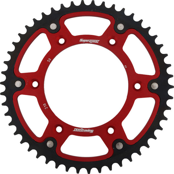 SUPERSPROX 链轮 REAR STEALTH SPROCKET ALU/STL 50T-520 红 HON