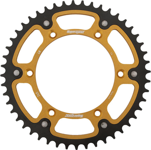 SUPERSPROX 链轮 REAR STEALTH SPROCKET ALU/STL 48T-520 GLD YAM