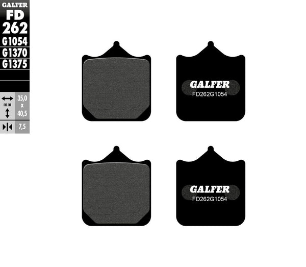 GALFER 刹车片 SEMI METALLIC FD262G1054