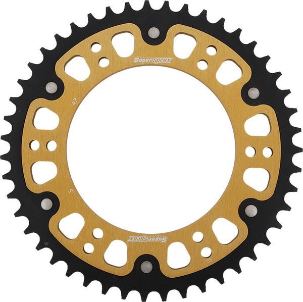 SUPERSPROX 链轮 REAR STEALTH SPROCKET ALU/STL 47T-520 GLD APR/BMW