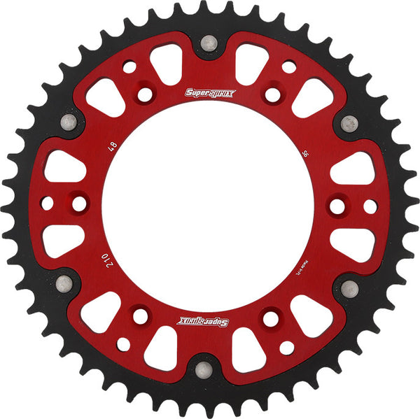 SUPERSPROX 链轮 REAR STEALTH SPROCKET ALU/STL 48T-520 红 HON