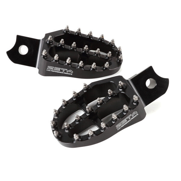 Zeta 脚踏 Yamaha Aluminum Footpegs Black YAM