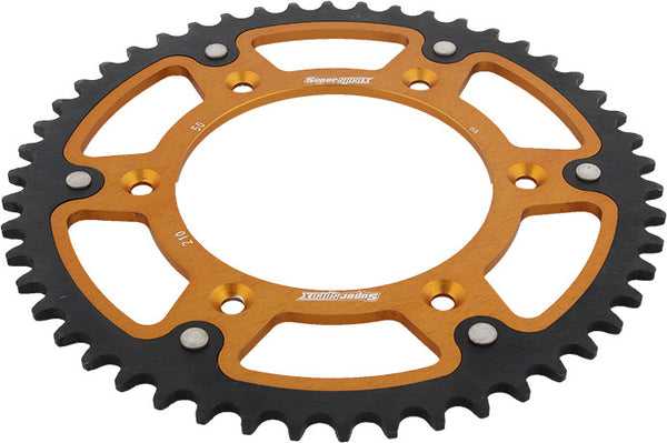 SUPERSPROX 链轮 REAR STEALTH SPROCKET ALU/STL 50T-520 GLD HON