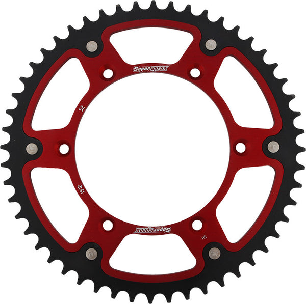 SUPERSPROX 链轮 REAR STEALTH SPROCKET ALU/STL 52T-520 红 HUSQ