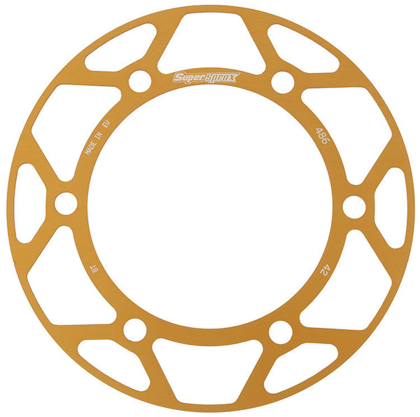 SUPERSPROX 链轮 REAR EDGE SPRKT COLOR DISK ALU 42T-520 GLD HON/KAW/SUZ/YAM