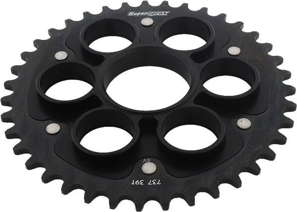 SUPERSPROX 链轮 REAR STEALTH SPROCKET ALU/STL 39T-520 黑 DUC