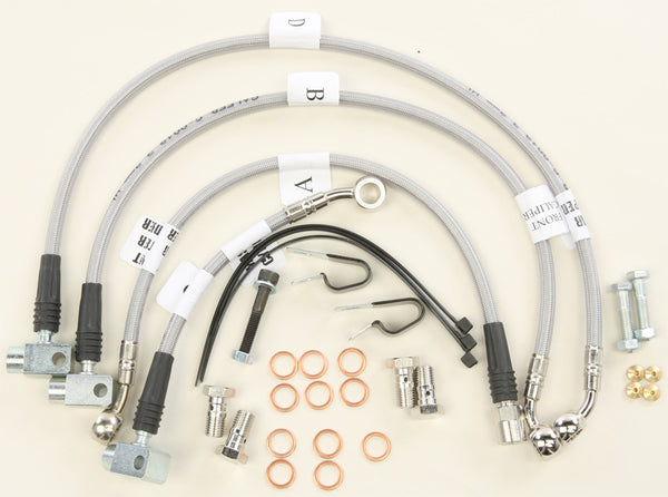 GALFER 刹车 STAINLESS 钢制 CABLE KIT FRONT/REAR