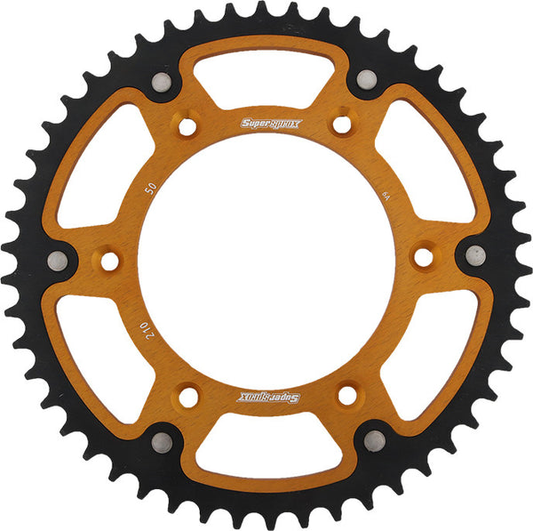 SUPERSPROX 链轮 REAR STEALTH SPROCKET ALU/STL 50T-520 GLD HON