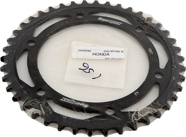 SUPERSPROX 后链轮 钢制 42T-525 黑 HON