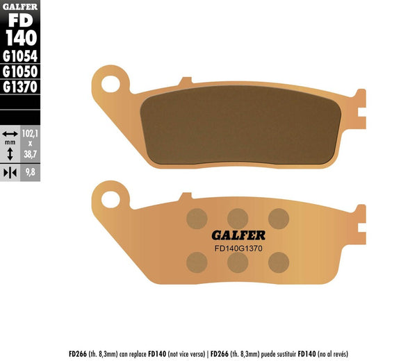 GALFER 刹车片 SINTERED FD140G1370