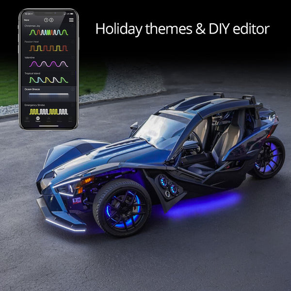 XK GLOW 照明 LED UNDERGLOW ADVANCED KIT POL
