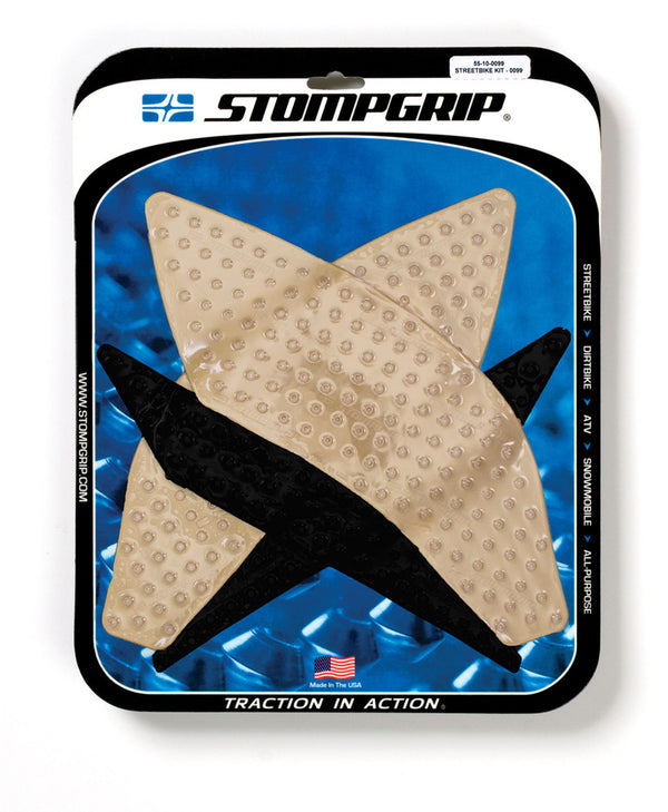 Stompgrip Yamaha Tank Pad Kit - Volcano Clear