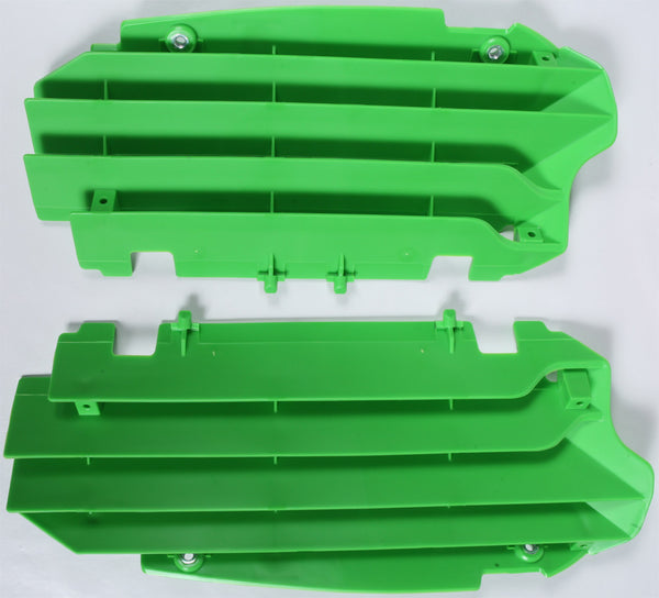 Polisport 水箱导风板 Kawasaki Radiator Louvers Green