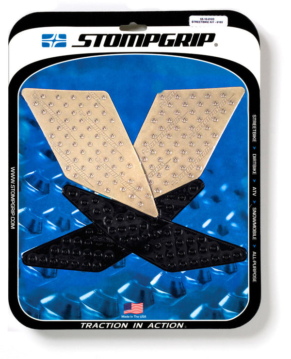 Stompgrip Yamaha Tank Pad Kit - Volcano Clear