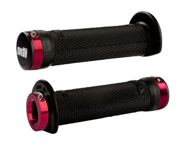 ODI 手把胶 J31RFB-R 120mm Ruffian ATV Lock-On Grips - 红 Clamp (黑)