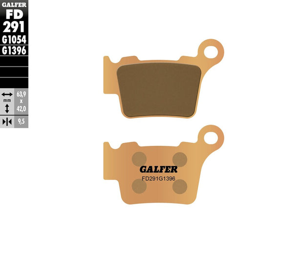 GALFER 刹车片 SINTERED FD291G1396