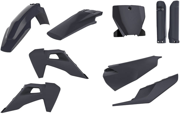 POLISPORT 车身塑料套件 NARDO 灰 HUS FC/TC