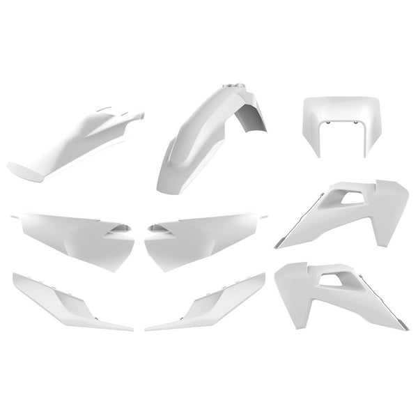 POLISPORT 车身塑料套件 白 HUSQ
