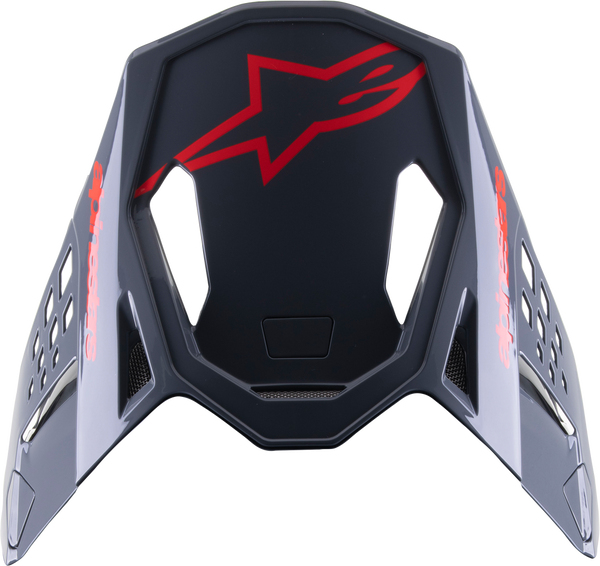 头盔附件 S-M8 Radium 2 Visor Black/Neon Red
