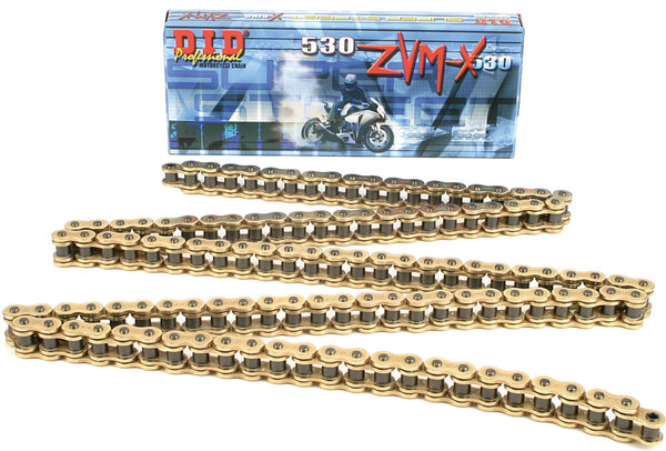 D.I.D 链条 SUPER STREET 530ZVMX-120 X-RING CHAIN GOLD