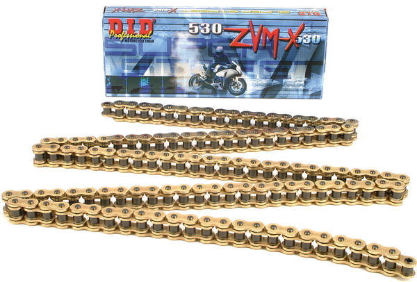 D.I.D 链条 SUPER STREET 530ZVMXG-150L X-RING CHAIN GOLD