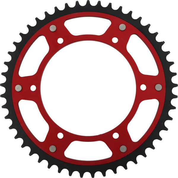 SUPERSPROX 链轮 REAR STEALTH SPROCKET ALU/STL 49T-520 红 GAS/SHE