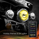 XK GLOW 照明 7" XKChrome RGB Headlight