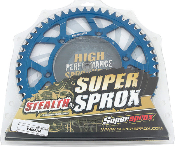 SUPERSPROX 链轮 REAR SPROCKET ALUMINUM 52T-520 BLU YAM
